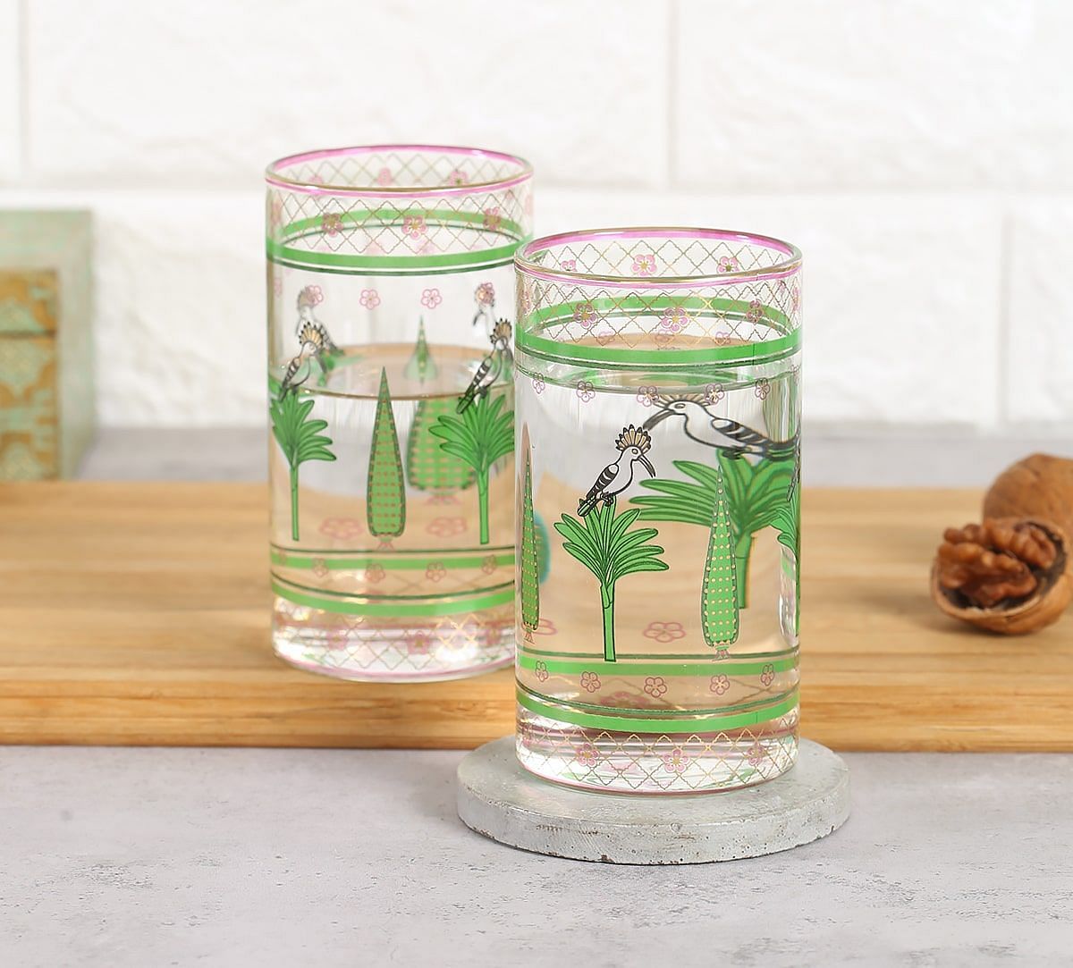 India Circus by Krsnaa Mehta Biome Patio Tumbler set of 2