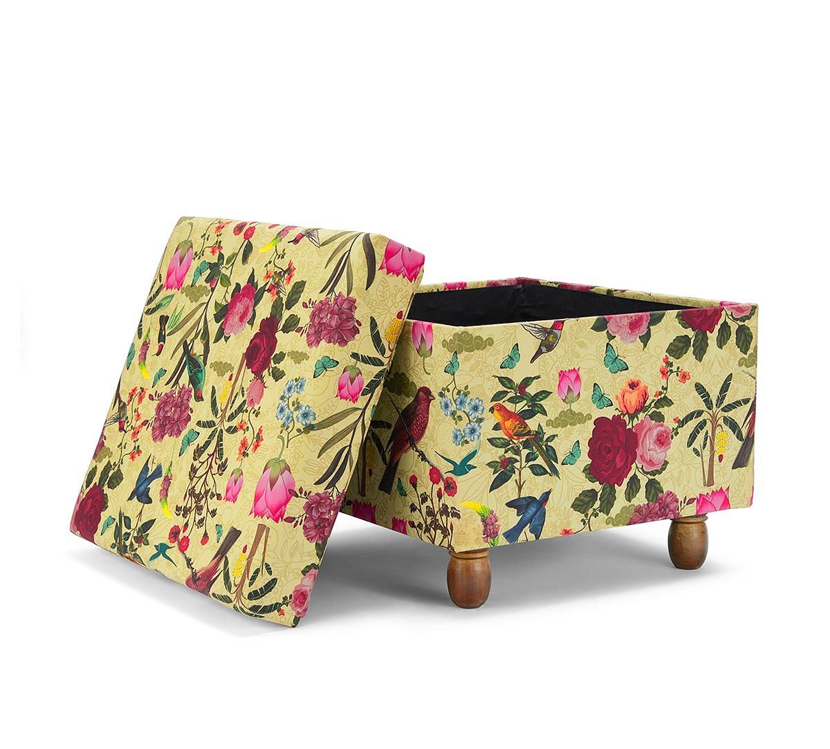 India Circus by Krsnaa Mehta Bird Land Storage Pouffe