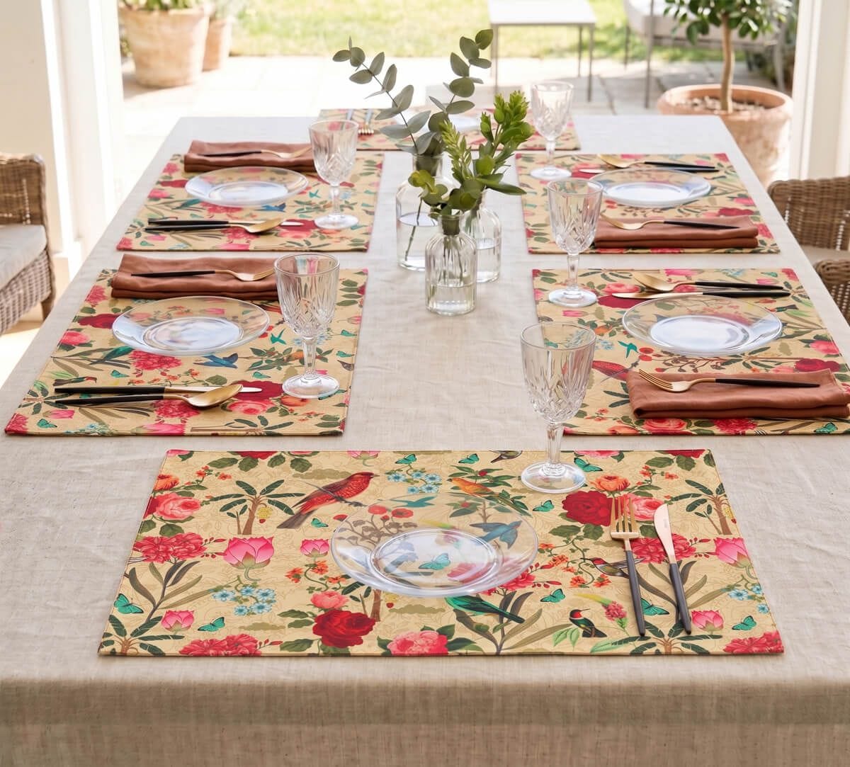 Bird Land Table Mats set of 6