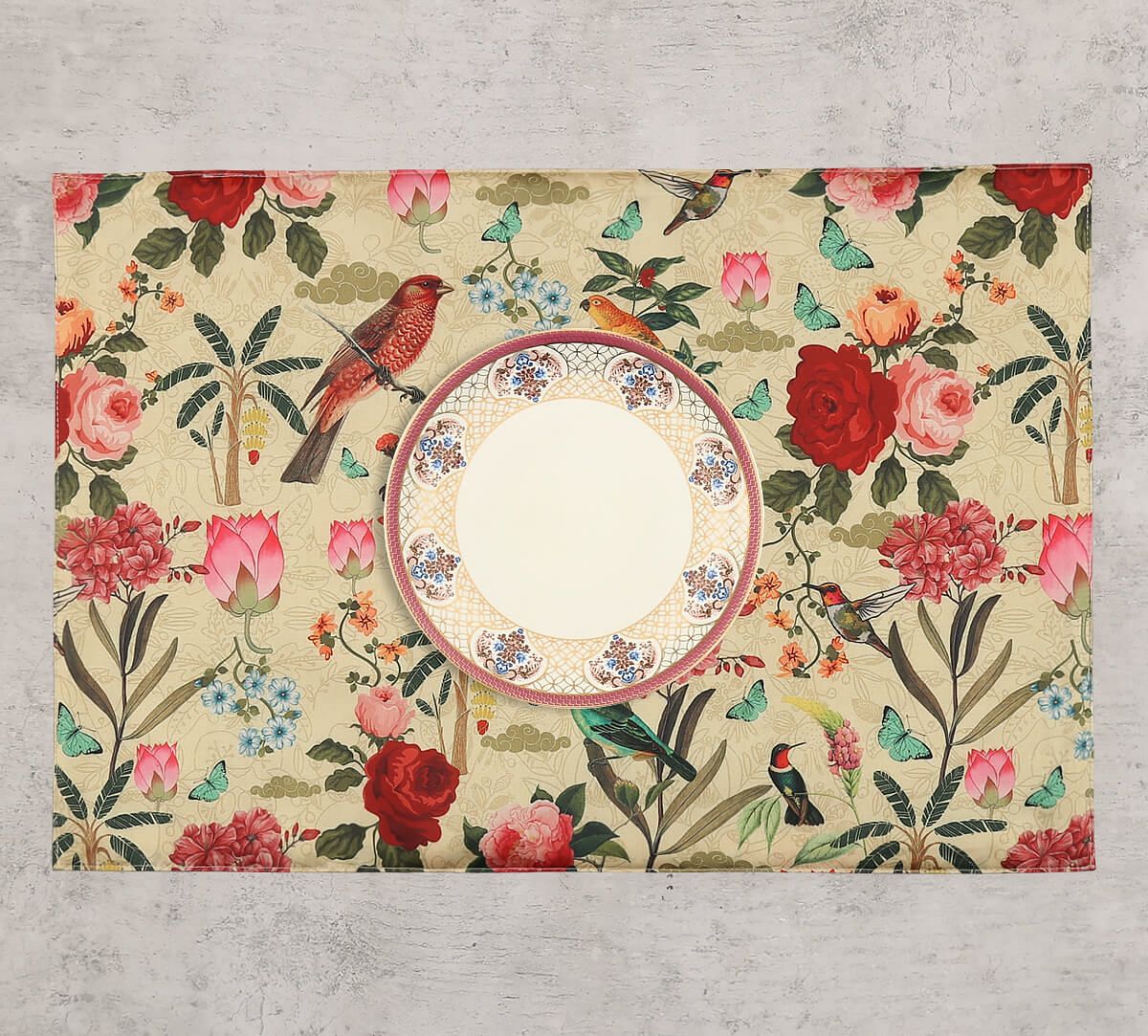 India Circus by Krsnaa Mehta Bird Land Table Mats Set of 6