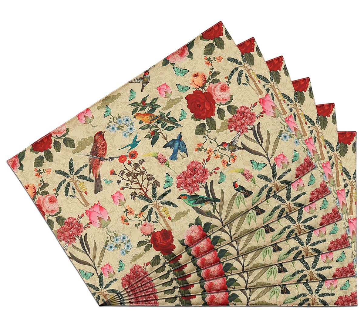 India Circus by Krsnaa Mehta Bird Land Table Mats Set of 6