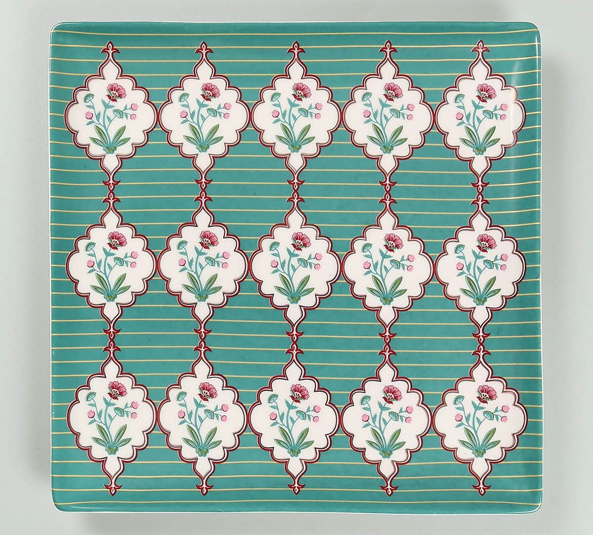 India Circus by Krsnaa Mehta Blooming Dahlia Large Platter
