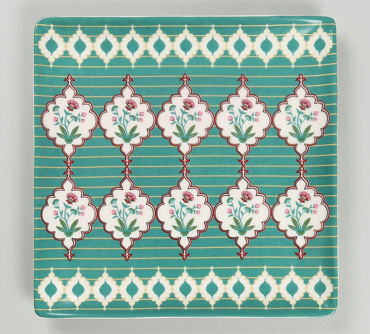 India Circus by Krsnaa Mehta Blooming Dahlia Medium Platter