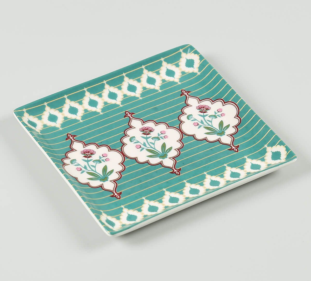 India Circus by Krsnaa Mehta Blooming Dahlia Small Platter