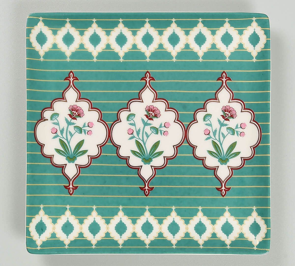 India Circus by Krsnaa Mehta Blooming Dahlia Small Platter