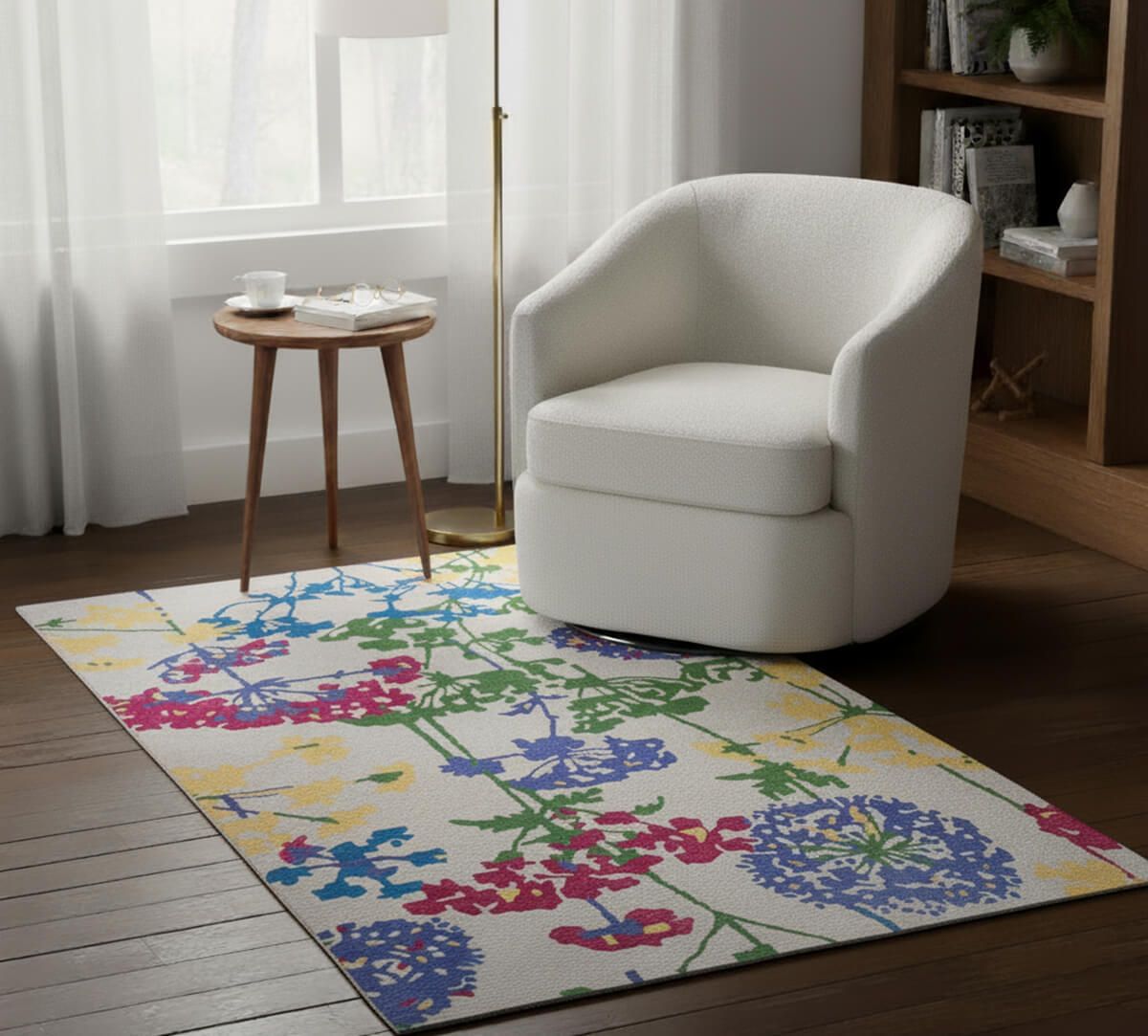 Blooms and Bouquet 4ft x 6ft Rug