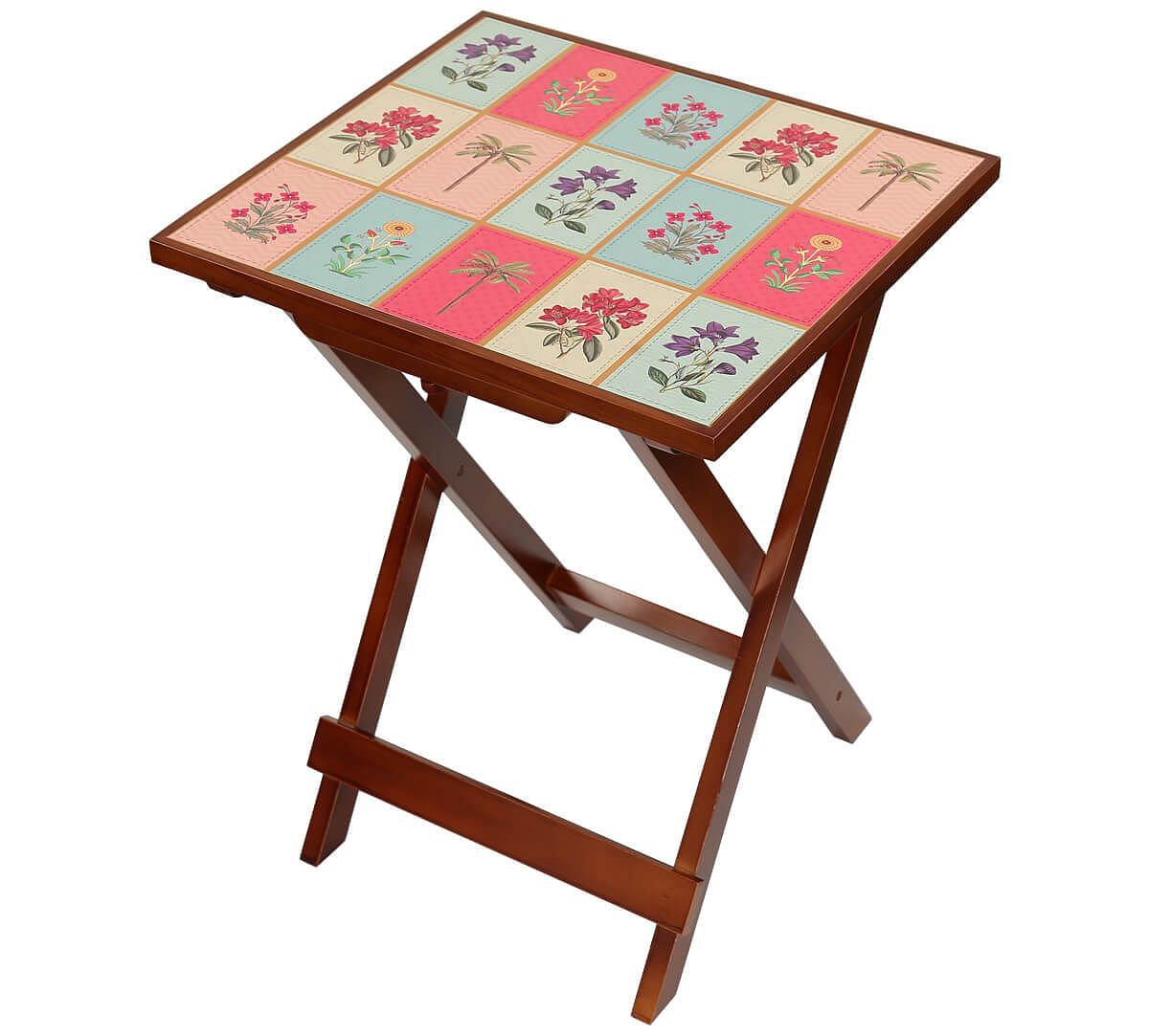 India Circus by Krsnaa Mehta Blossom Treasure Square Side Table