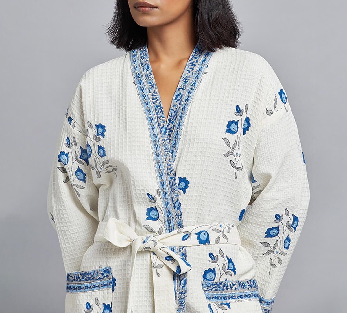 India Circus by Krsnaa Mehta Blossoms Bathrobe