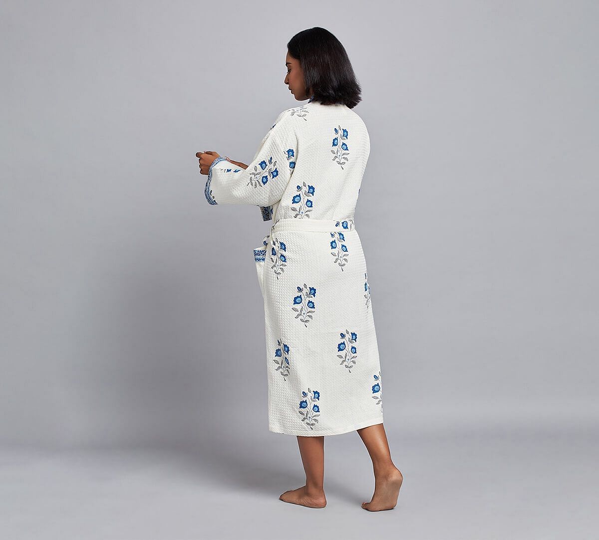 India Circus by Krsnaa Mehta Blossoms Bathrobe