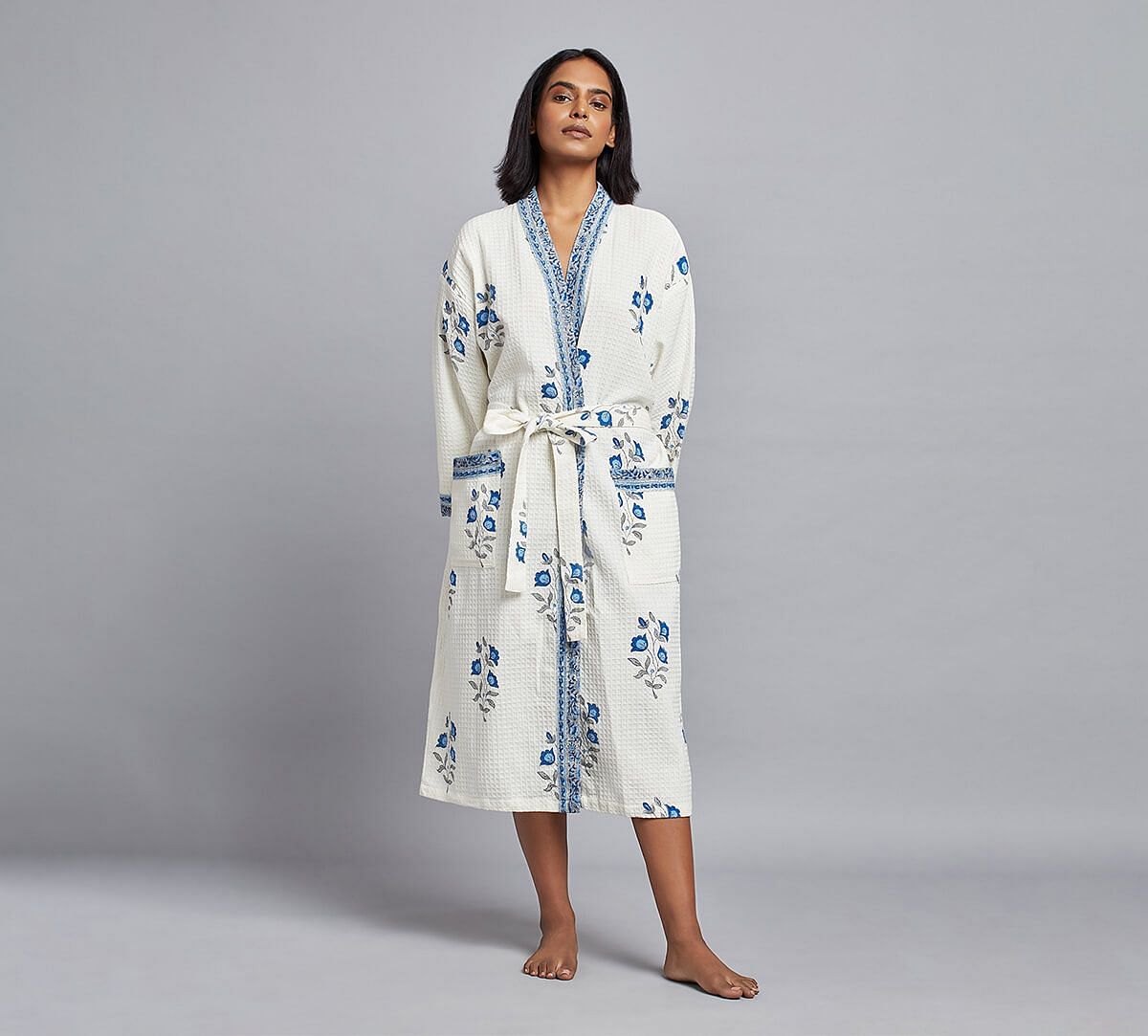 India Circus by Krsnaa Mehta Blossoms Bathrobe