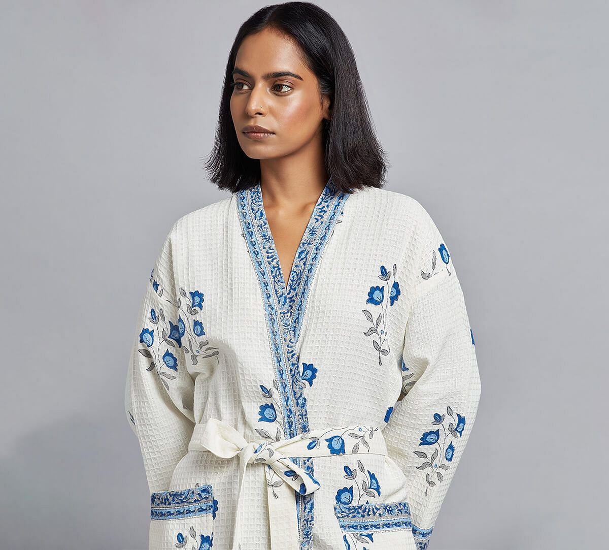 India Circus by Krsnaa Mehta Blossoms Bathrobe