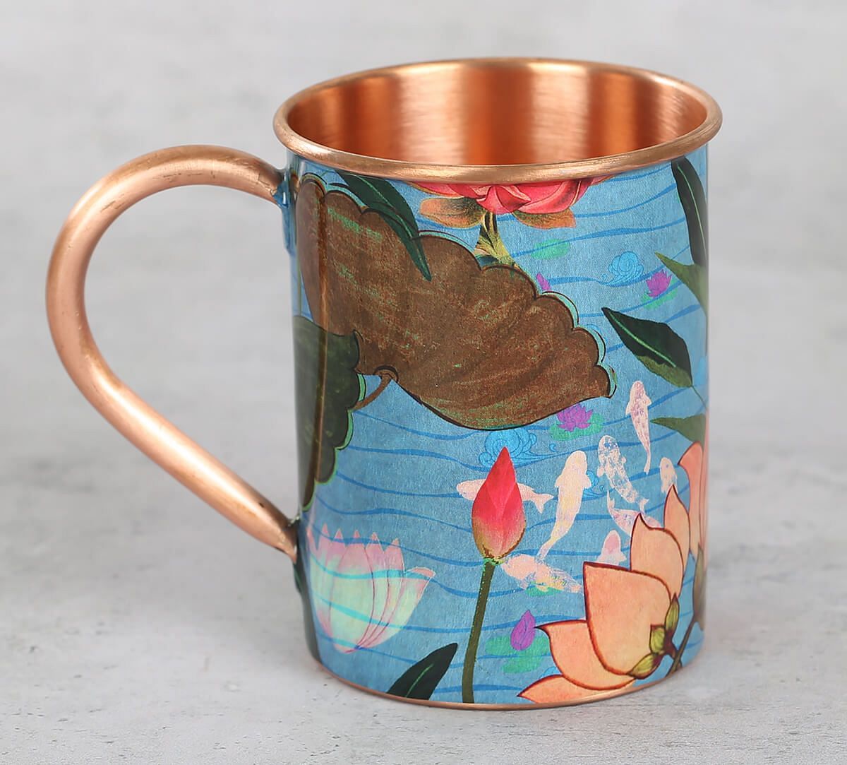 India Circus by Krsnaa Mehta Blossomy Mosaic Copper Mug