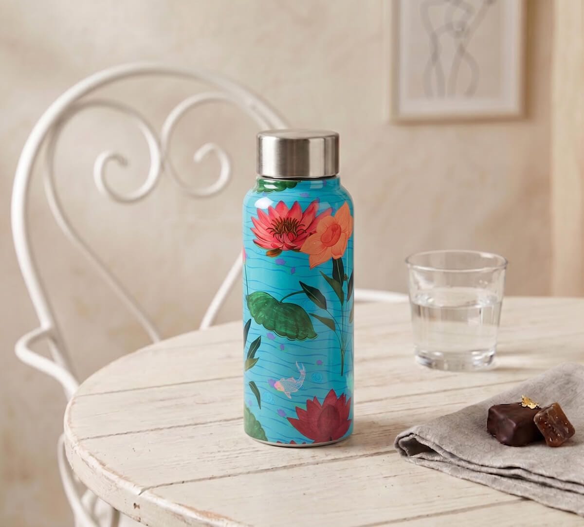Blossomy Mosaic Small Steel Bottle