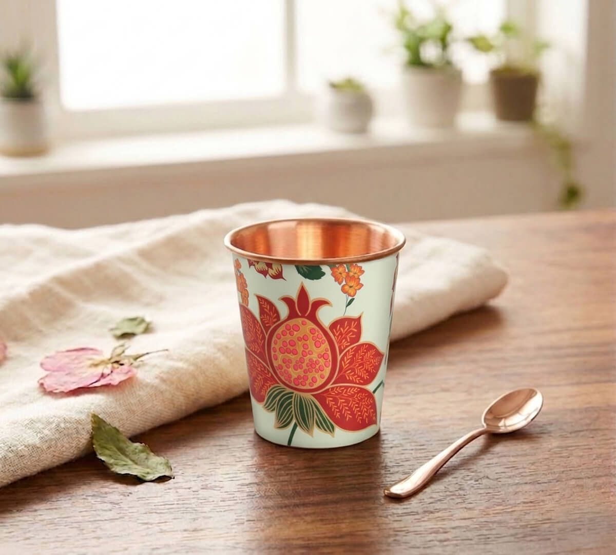 Blushed Orchard Copper Tumbler Small