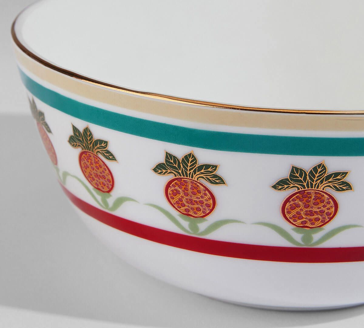 India Circus by Krsnaa Mehta Blushed Orchard Soup Bowl Set