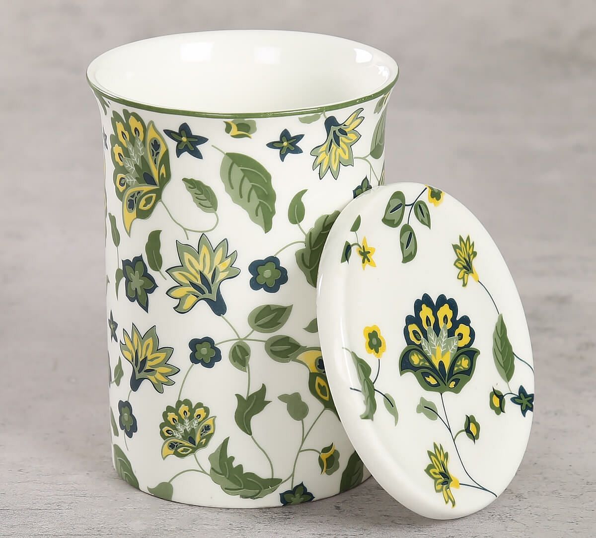 India Circus by Krsnaa Mehta Botanic Empyrean Coffee Mugs and Coasters Set of 2