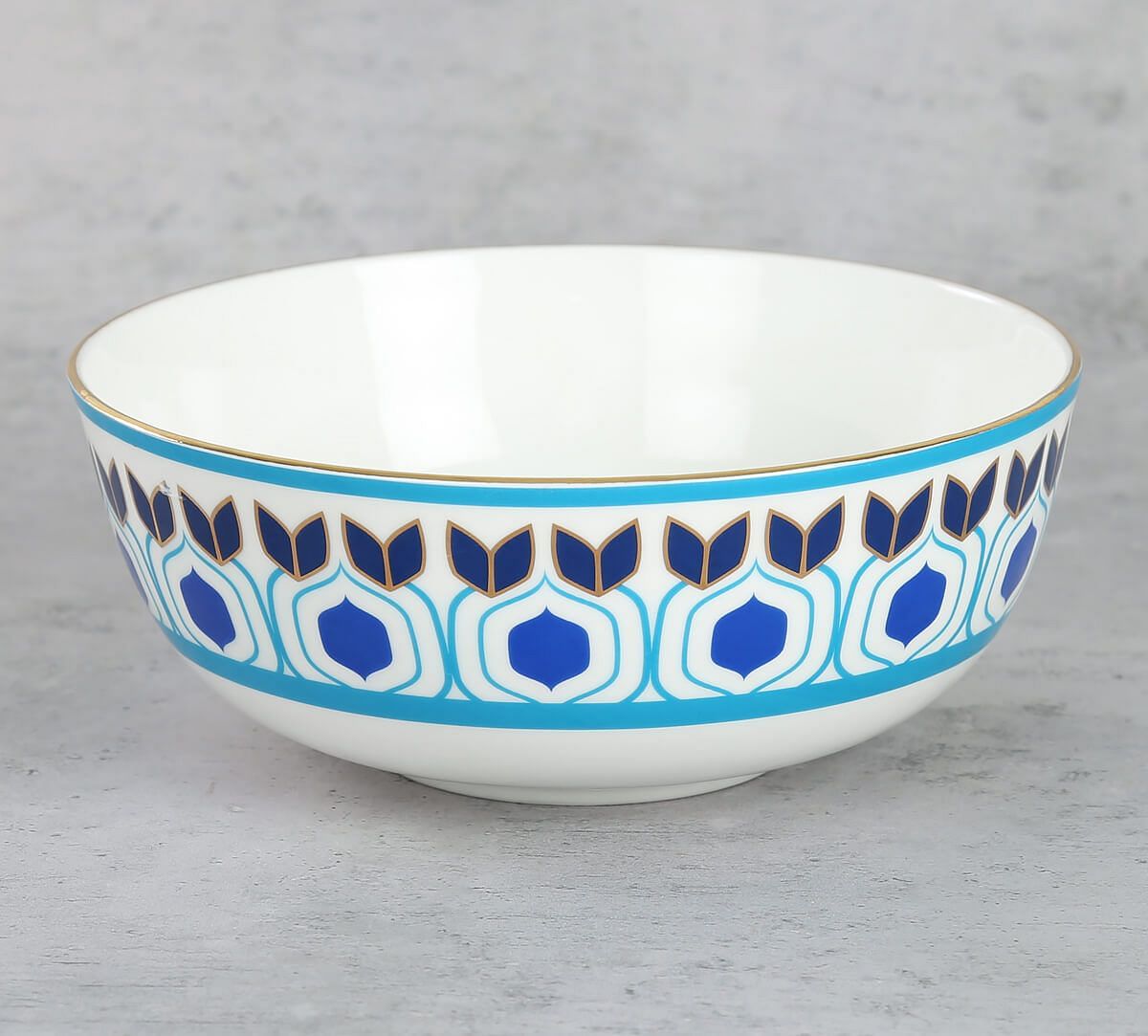 India Circus by Krsnaa Mehta Botanical Elegance Serving Bowl