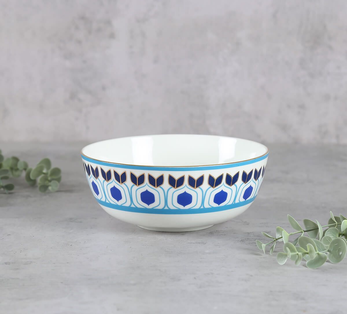 India Circus by Krsnaa Mehta Botanical Elegance Serving Bowl