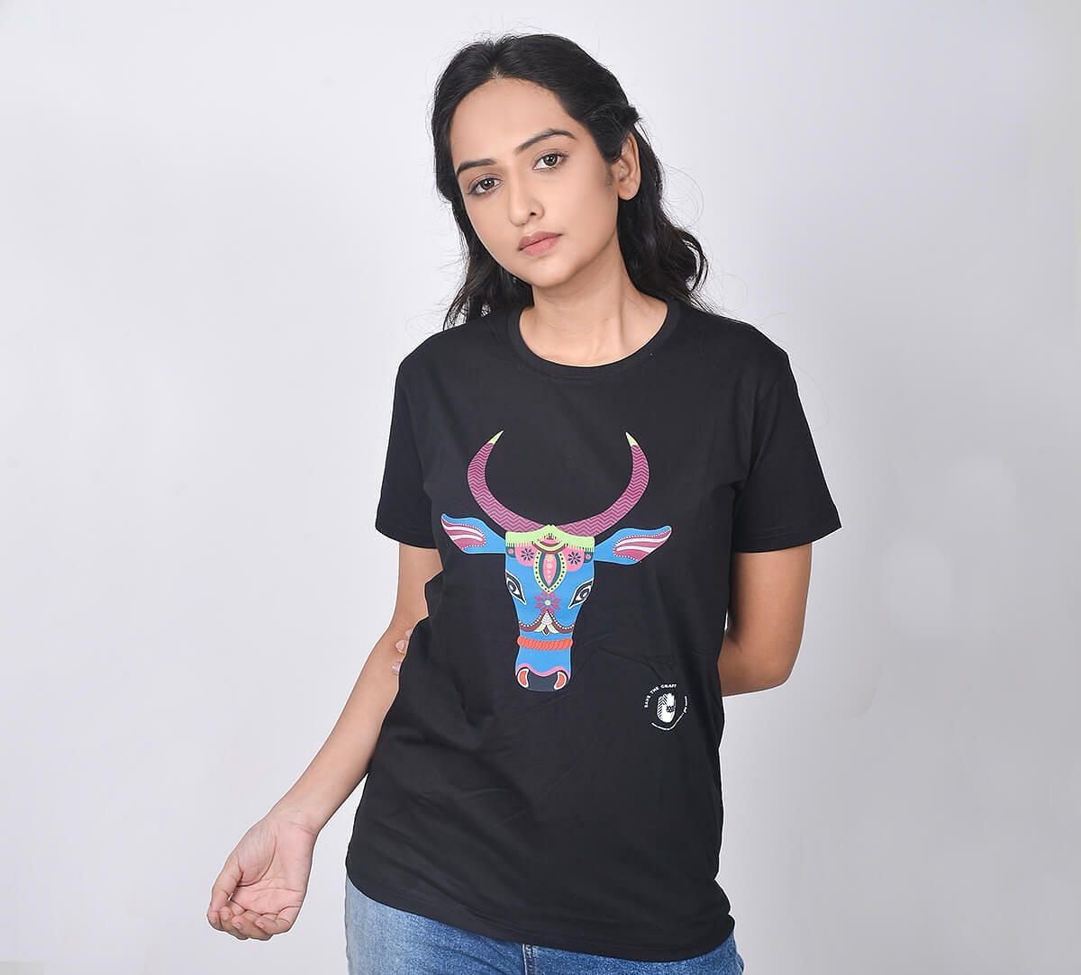 India Circus by Krsnaa Mehta Bull's Eye Unisex Extra Small T-Shirt