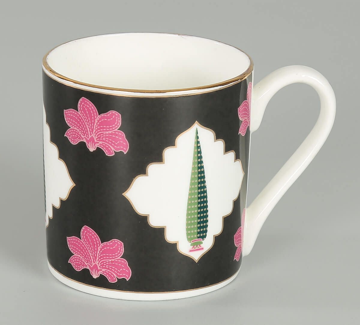 India Circus by Krsnaa Mehta Cacatua Galerita's Realm Snack Platter & Coffee Mug Set
