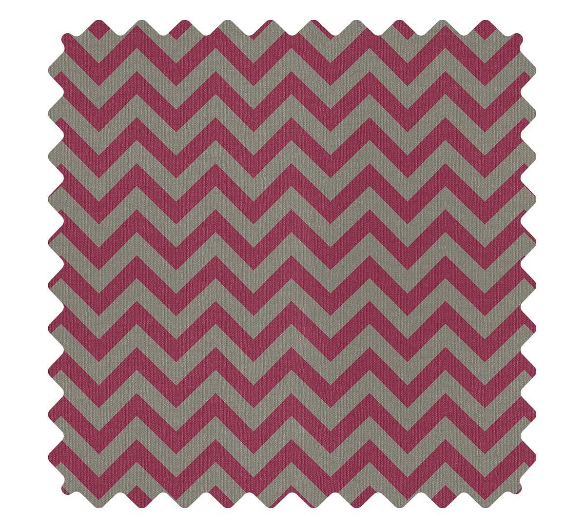 India Circus by Krsnaa Mehta Chevron Melavo Burgundy Fabric