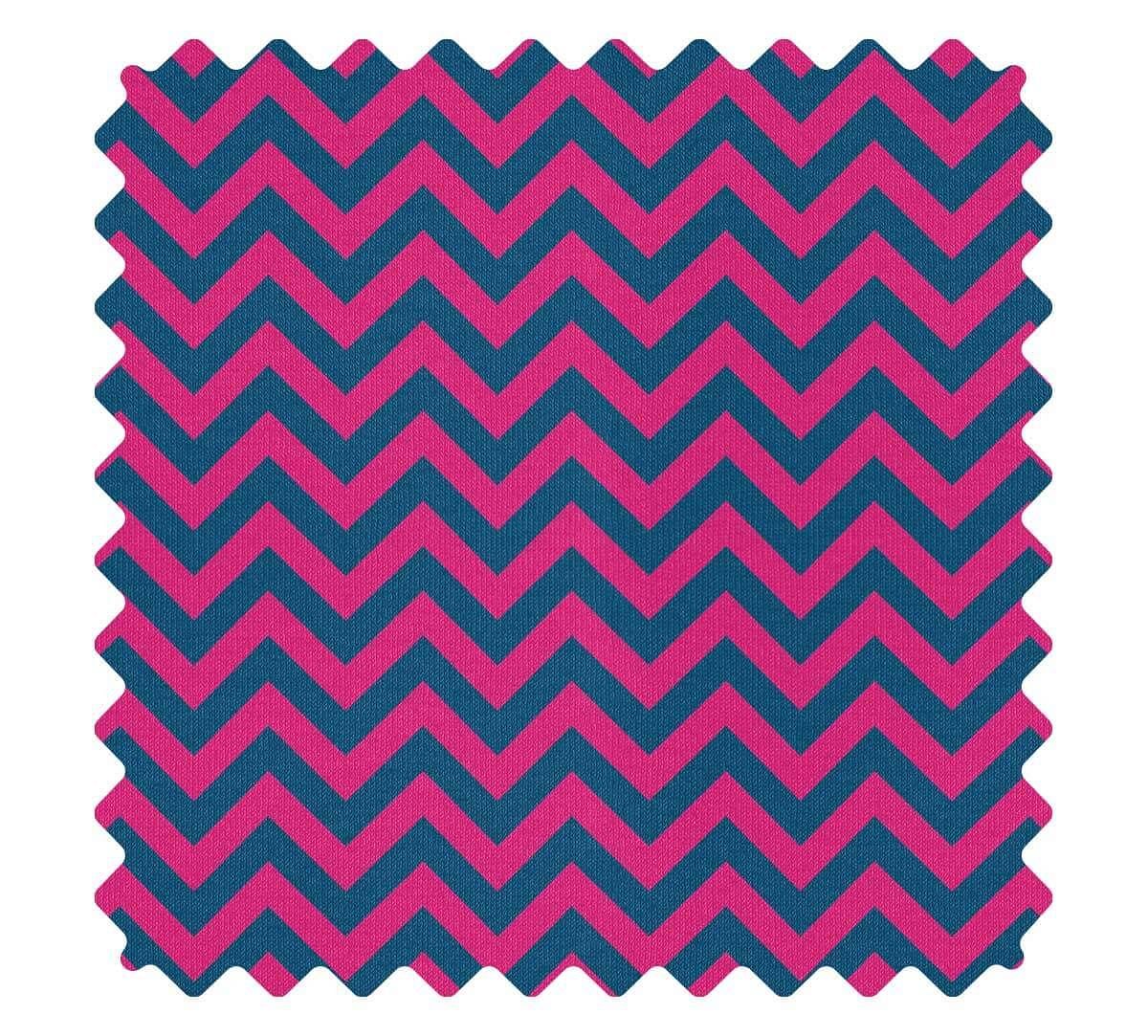 India Circus by Krsnaa Mehta Chevron Melavo Magenta Fabric