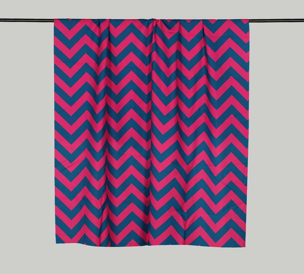 India Circus by Krsnaa Mehta Chevron Melavo Magenta Fabric