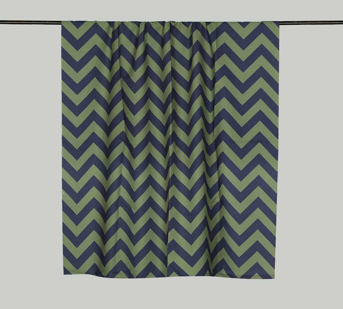 India Circus by Krsnaa Mehta Chevron Melavo mountain Fabric