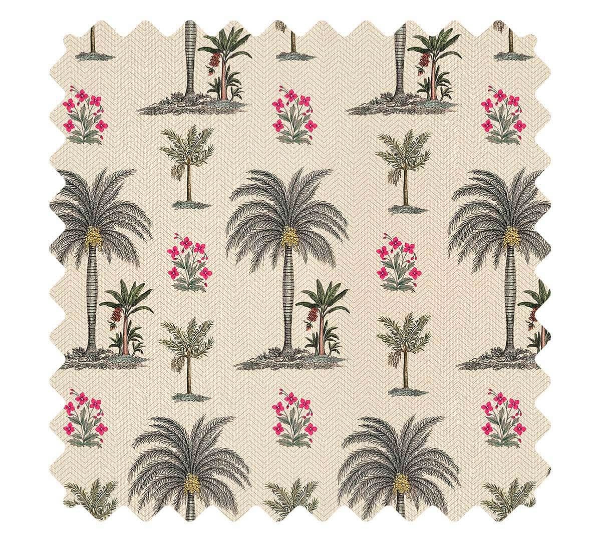 India Circus by Krsnaa Mehta Chevron Palms Fabric