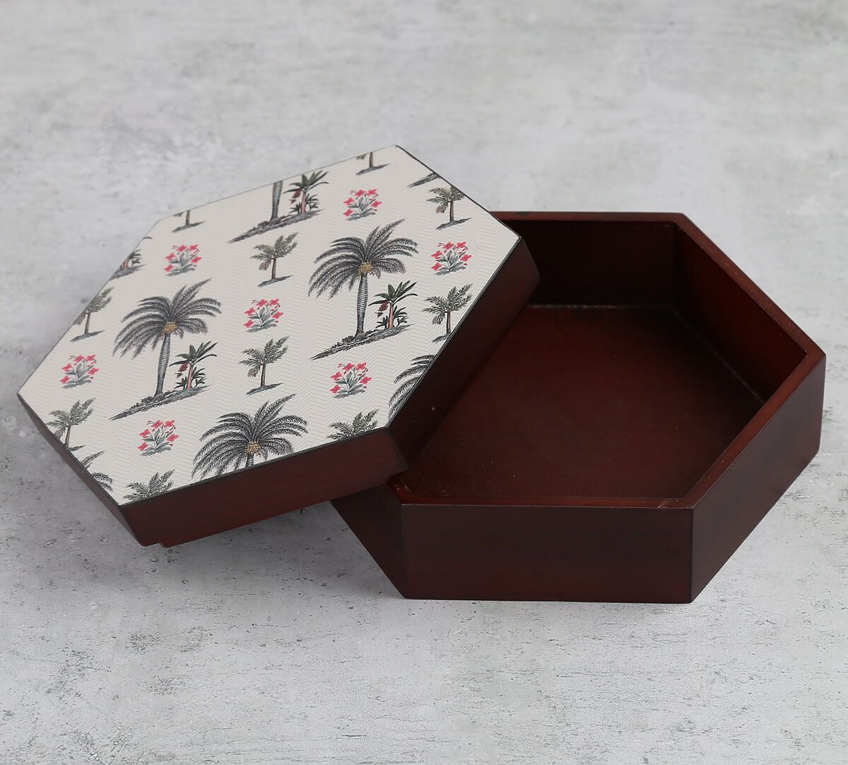 India Circus by Krsnaa Mehta Chevron Palms Storage Box