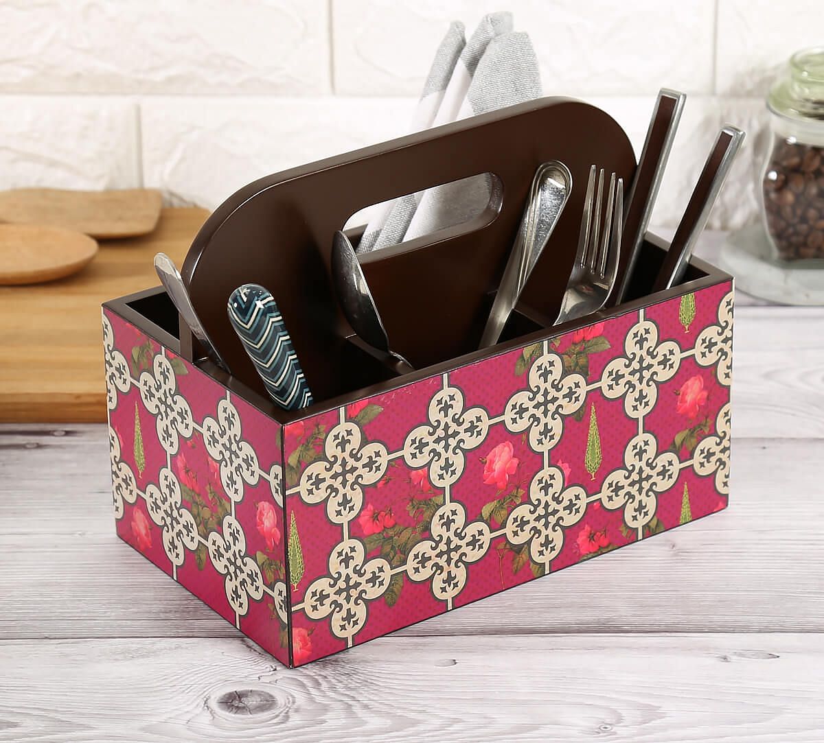 India Circus by Krsnaa Mehta Clover's Knotty Play Cutlery Holder