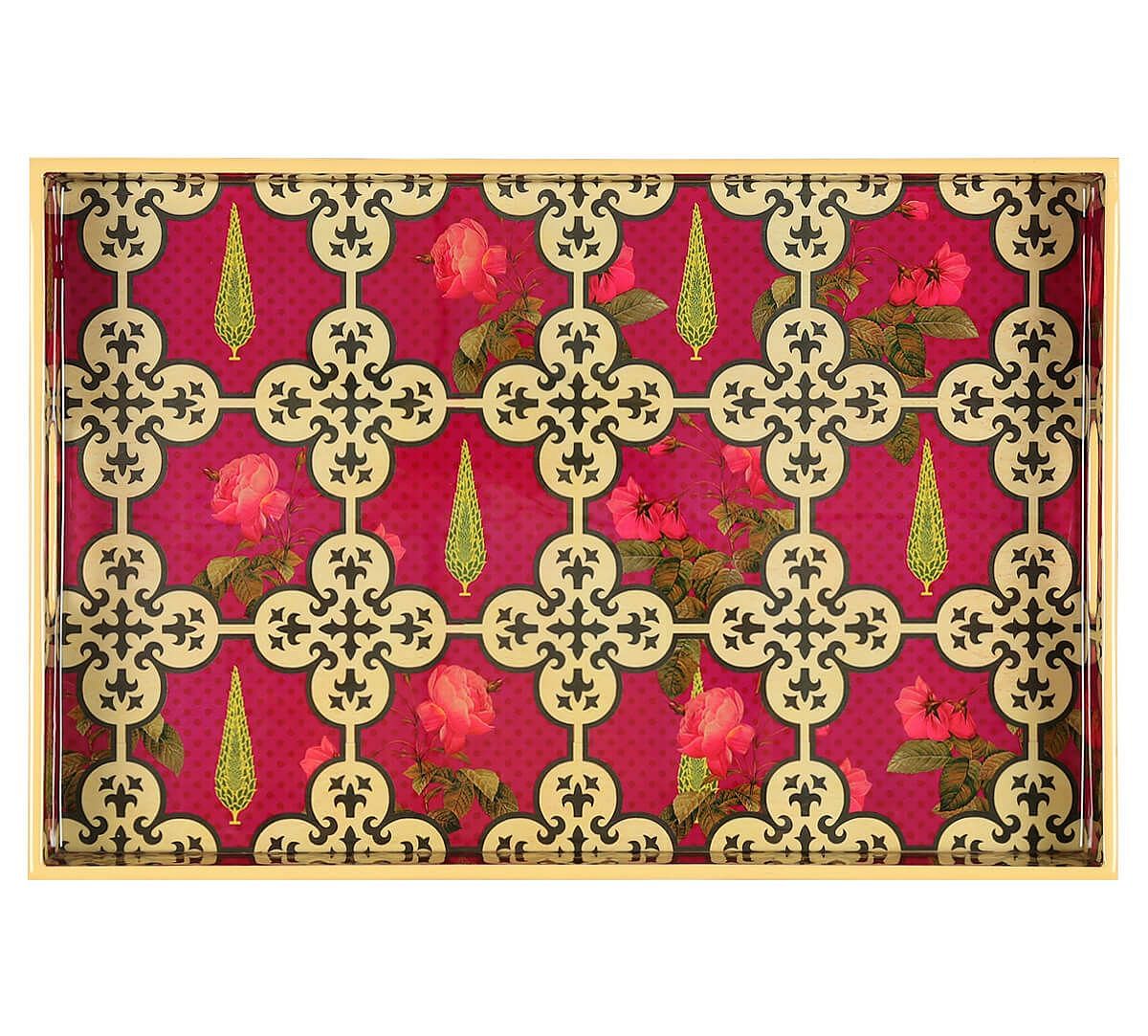India Circus by Krsnaa Mehta Clover's Knotty Play Rectangle Serving Tray