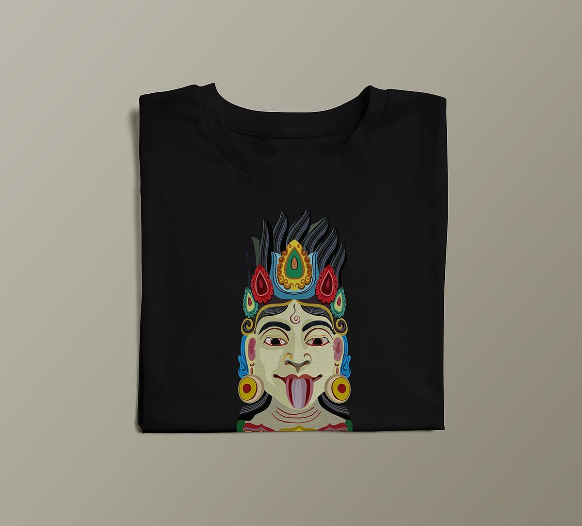 India Circus by Krsnaa Mehta Contemporary Kali Unisex Extra Small T-Shirt