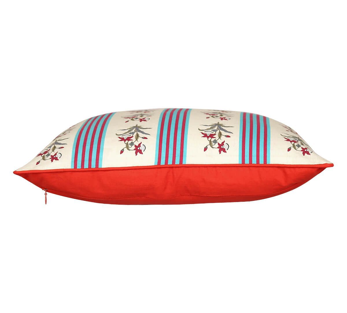 India Circus by Krsnaa Mehta Contrasting Pulchritudinous Cotton Poplin Cushion Cover