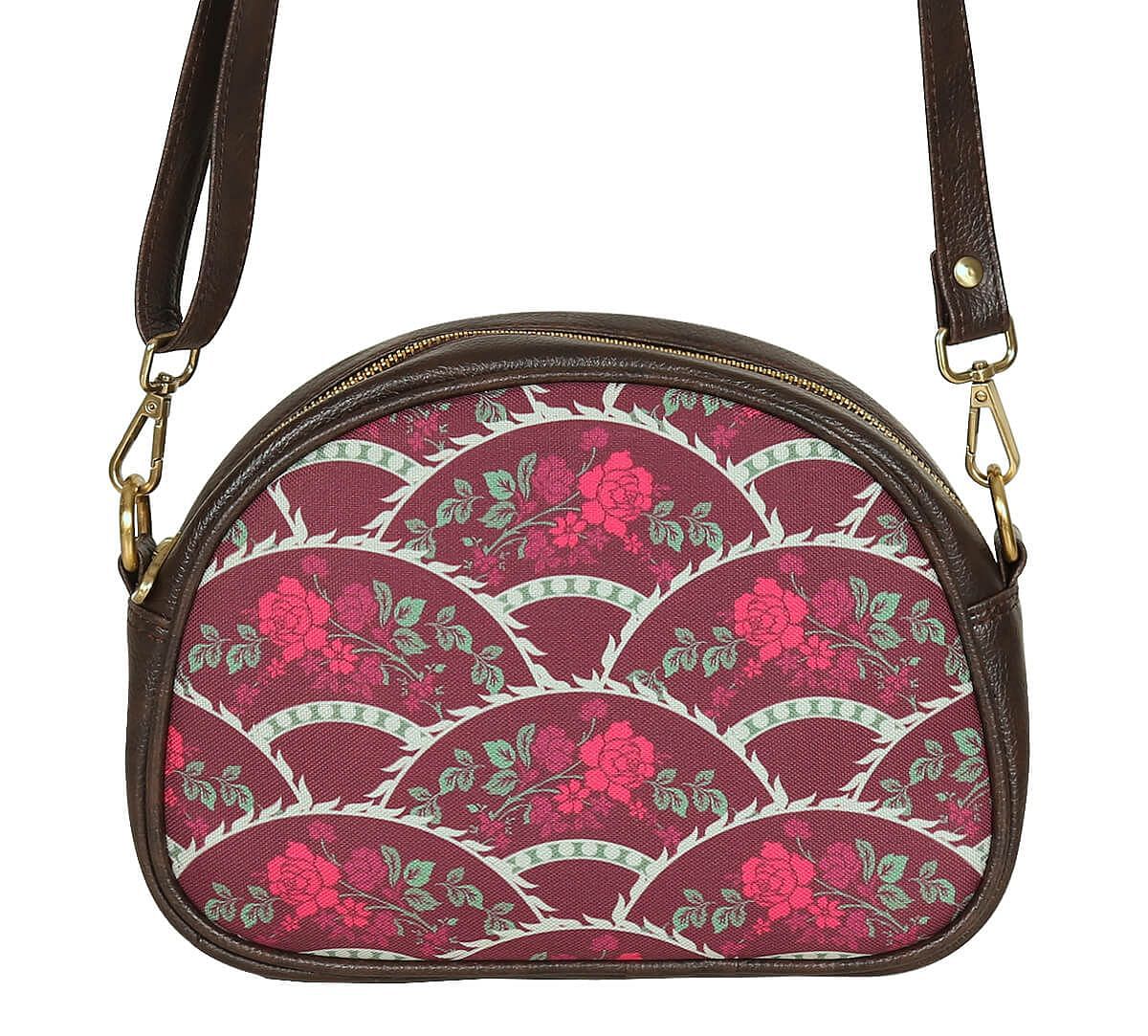 India Circus by Krsnaa Mehta Crimson Cardinal Crossbody Bag