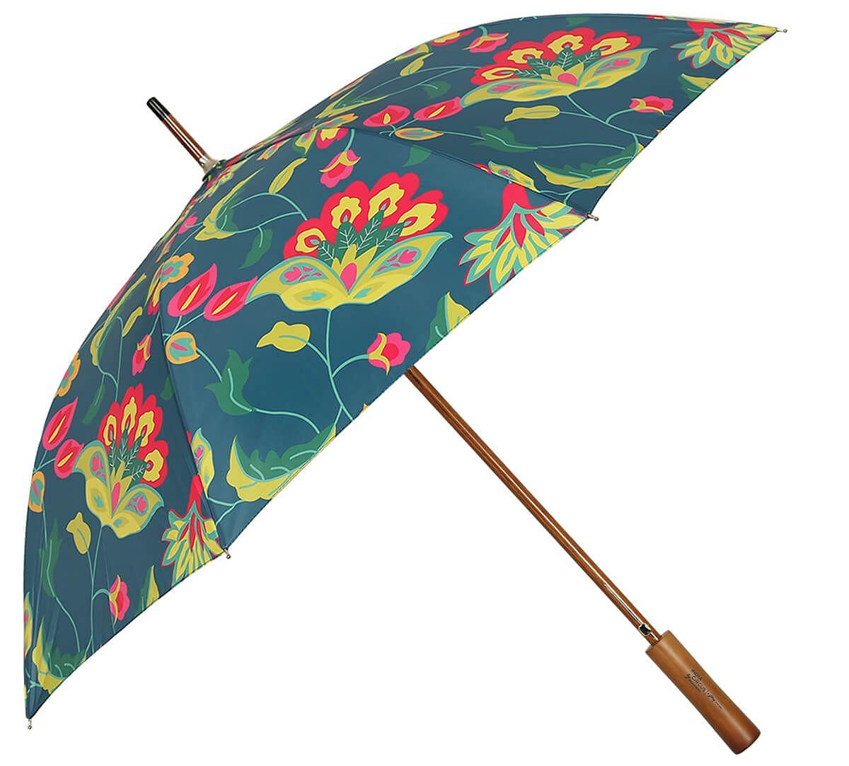 India Circus by Krsnaa Mehta Cyanic Pop Burst Long Umbrella