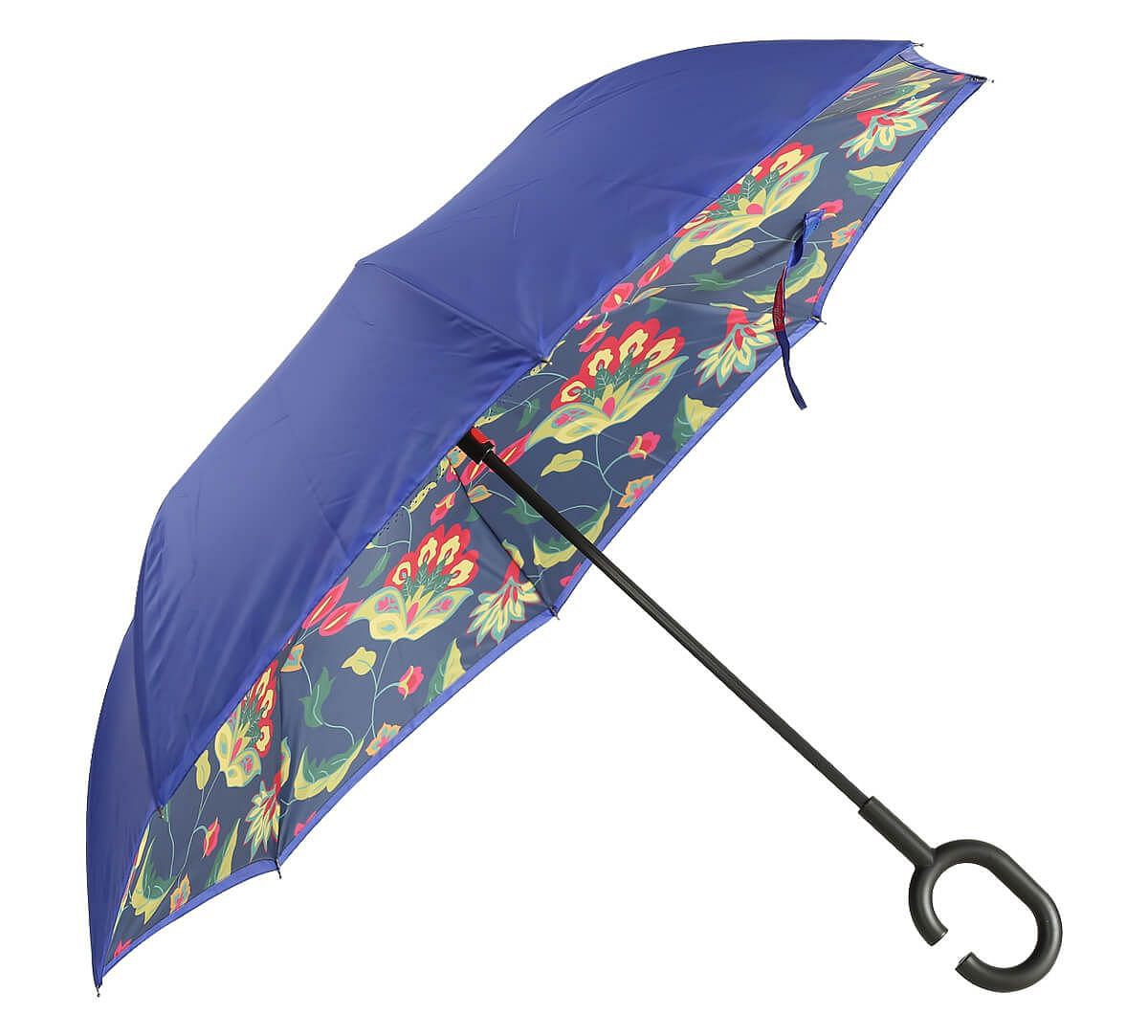 India Circus by Krsnaa Mehta Cyanic Pop Burst Reversible Umbrella