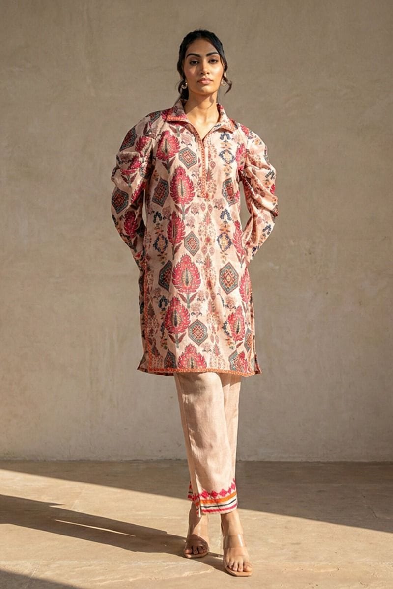 India Circus by Krsnaa Mehta Dazzled Leaves Co-Ord Set