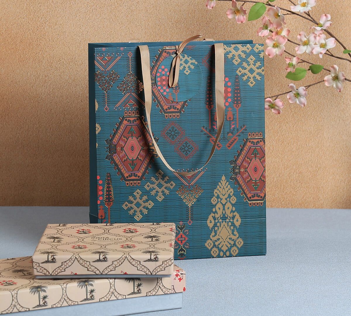 India Circus by Krsnaa Mehta Enchanting Mirage Big Gift Bag Set of 5