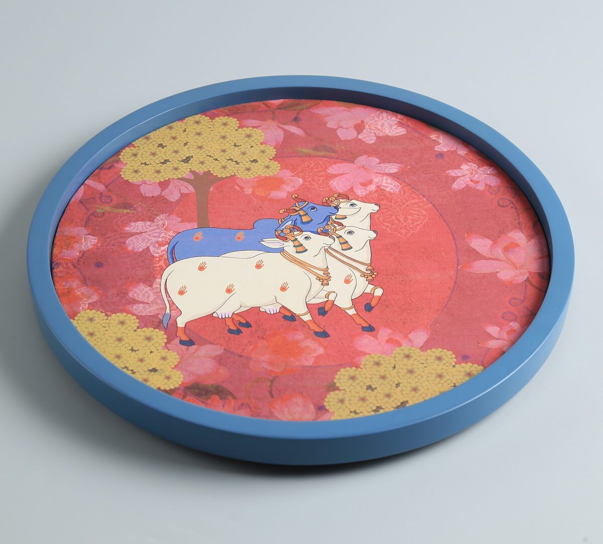 India Circus by Krsnaa Mehta Farms of Vrindavan Wall Deco Plate