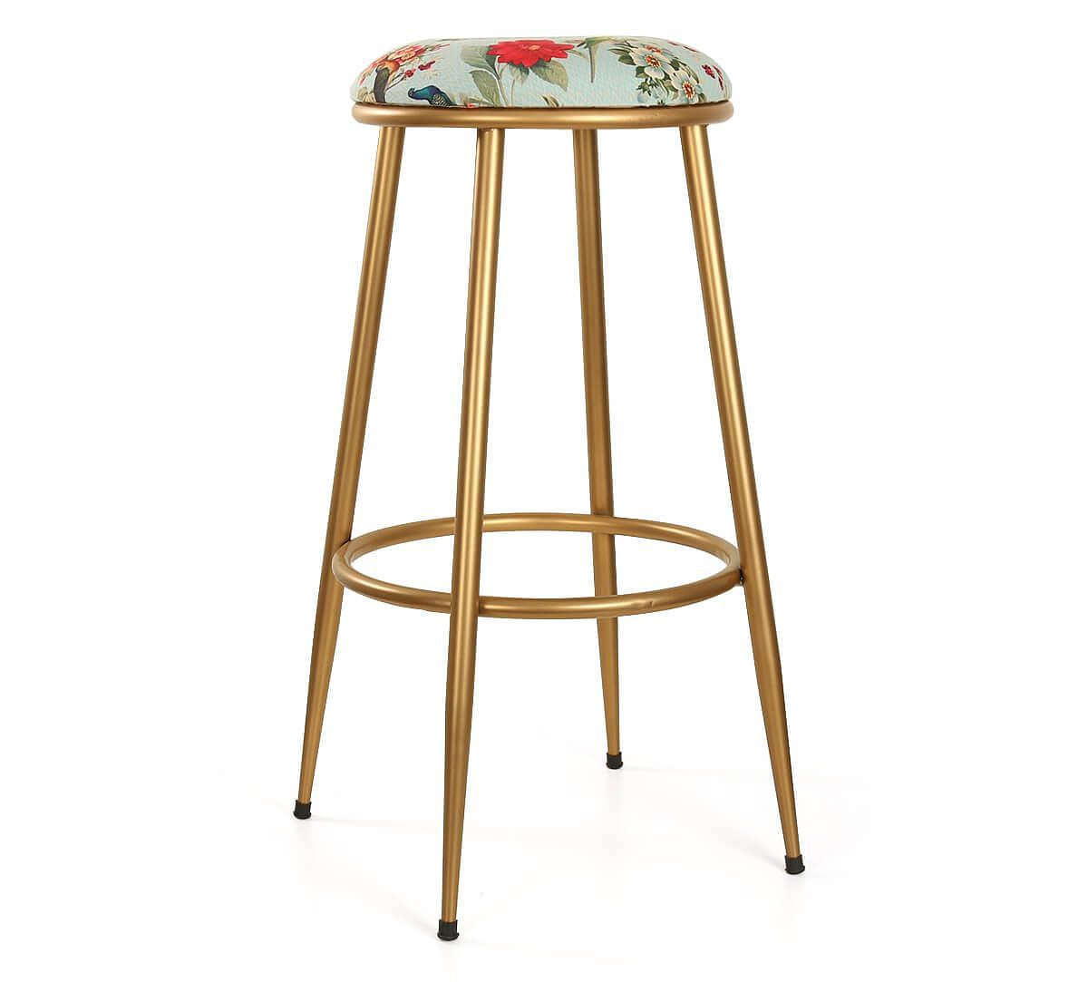 India Circus by Krsnaa Mehta Feathered Garden Bar Stool