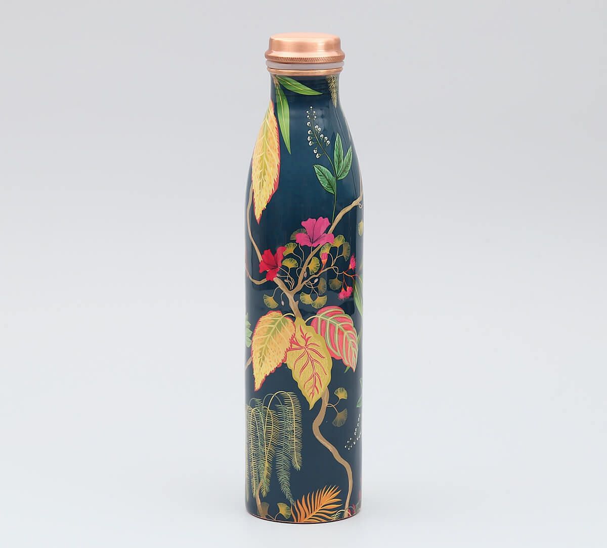 India Circus by Krsnaa Mehta Fronds and Florets Copper Bottle