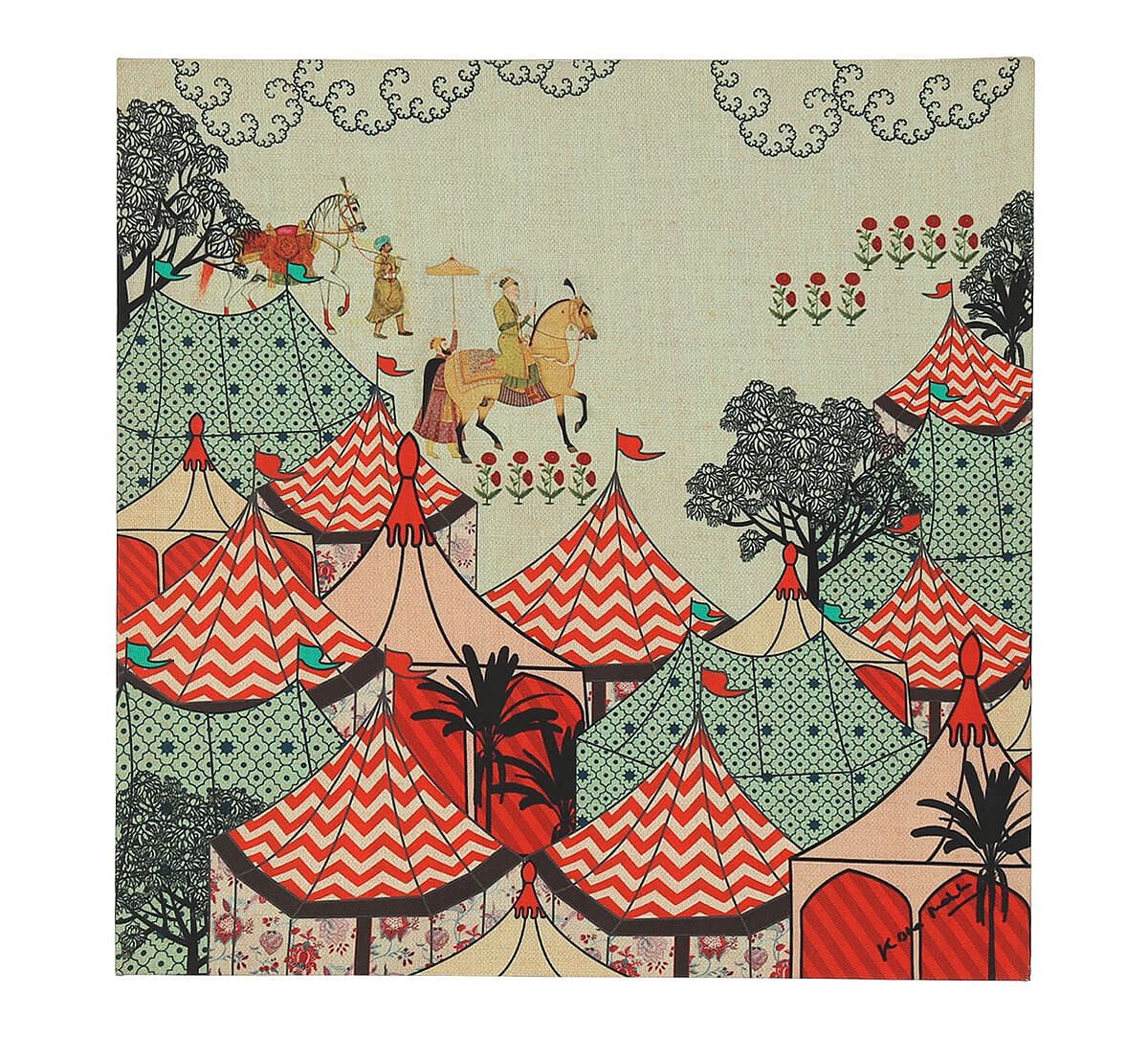 India Circus by Krsnaa Mehta Gardening Haven Canvas Wall Art