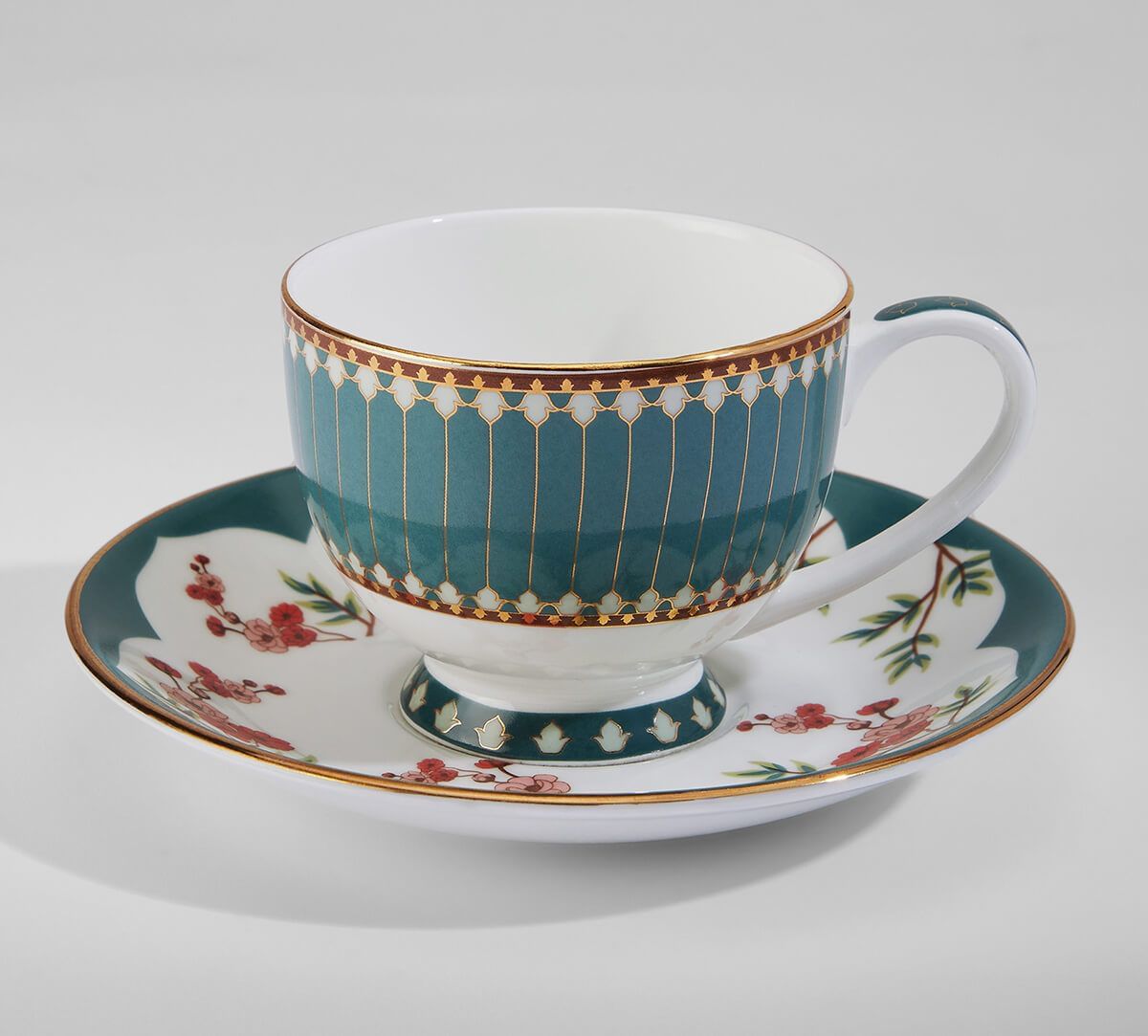 India Circus by Krsnaa Mehta Grandeur Greens Tea Set