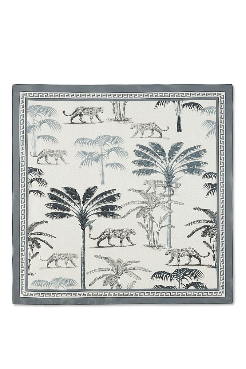 India Circus by Krsnaa Mehta Grayscale Safari Scarf