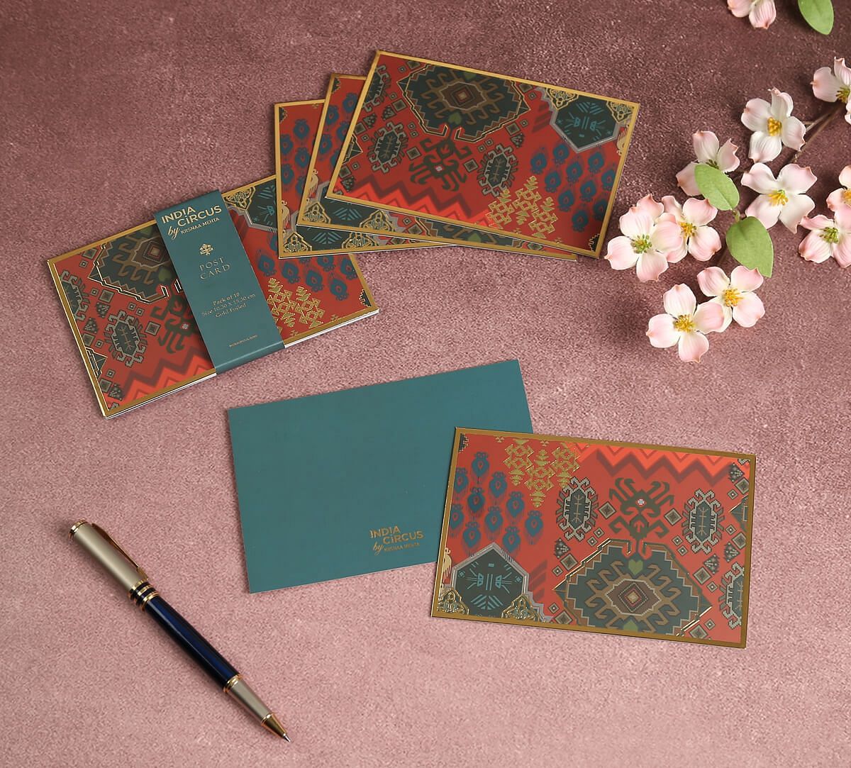 India Circus by Krsnaa Mehta Heritage Haven Post Cards Set of 10