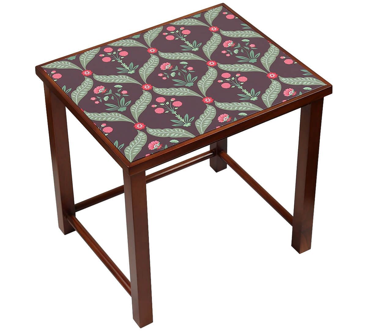 India Circus by Krsnaa Mehta Iron Blooming Dahlia Nesting Table