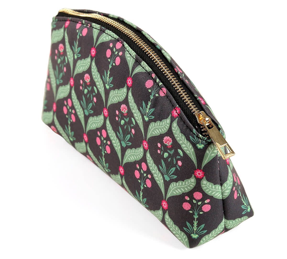 India Circus by Krsnaa Mehta Iron Blooming Dahlia Utility Pouch