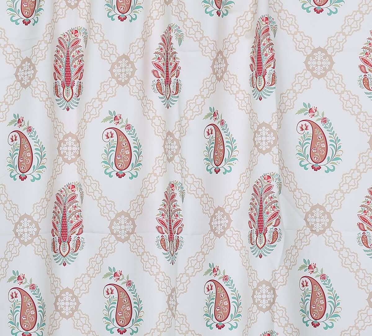 India Circus by Krsnaa Mehta Ivory Feathers of Twilight Fabric