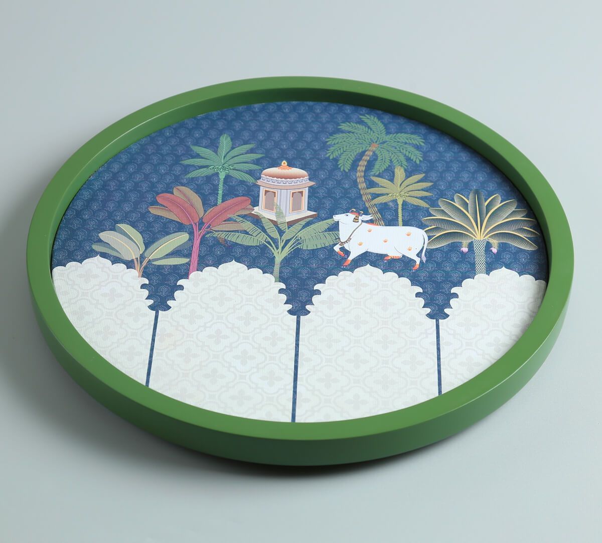 India Circus by Krsnaa Mehta Kaamdhenus Quest Wall Deco Plate